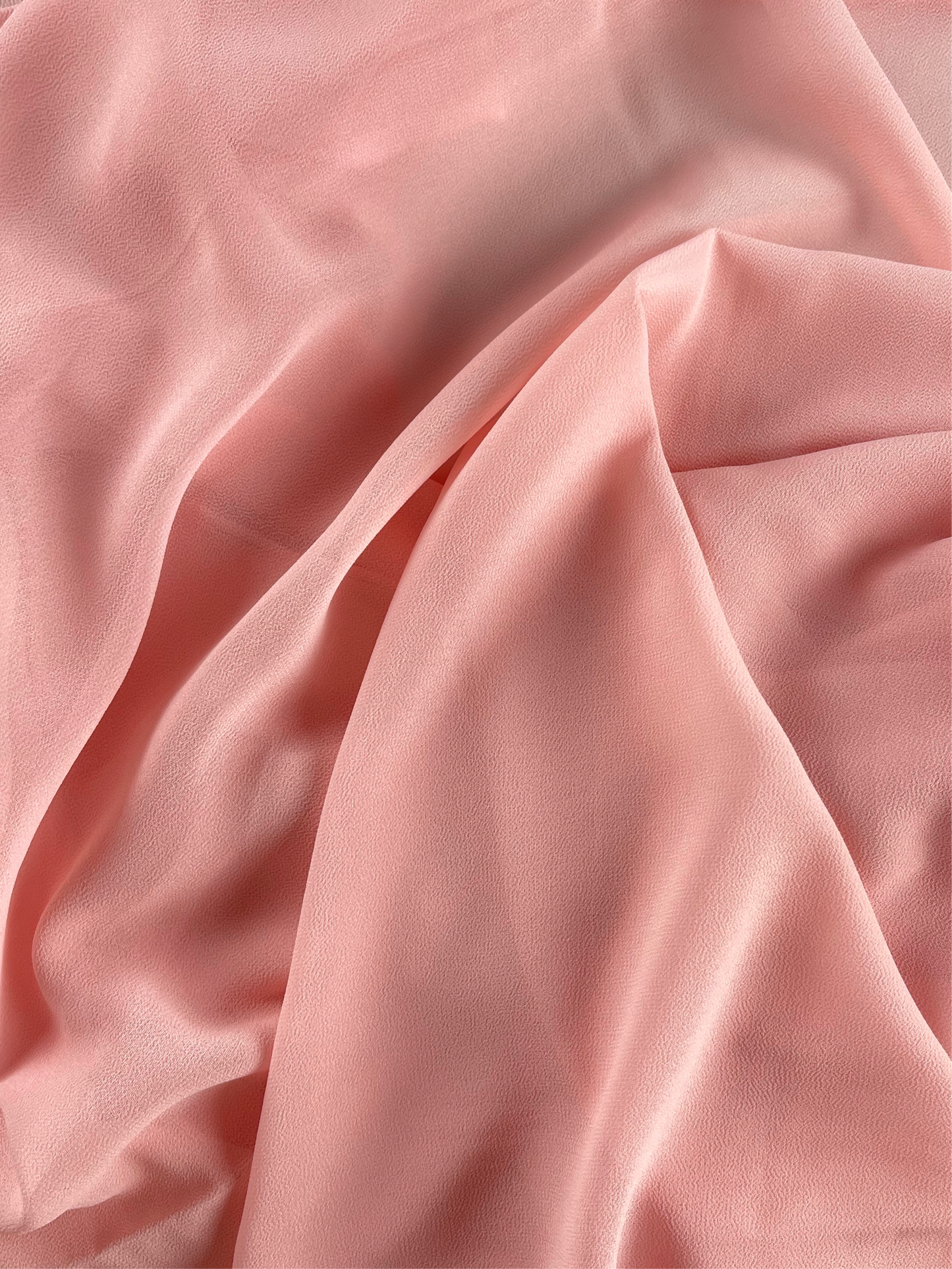 Plain Chiffon - SATSUMA PINK